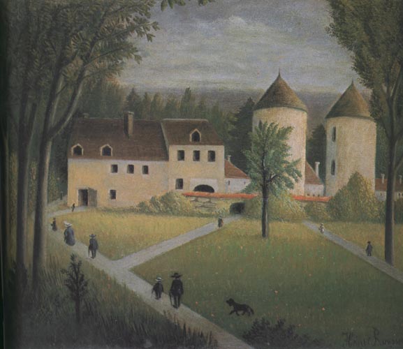 Henri Rousseau The Promenade to the Manor